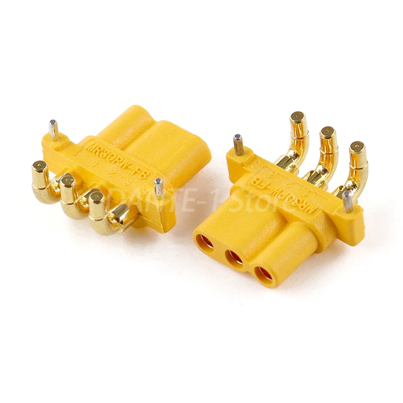 Трехконтактный горизонтальный изогнутый штырь штекер и гнездо модель двигателя