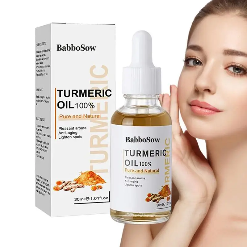 

Turmeric Liquid Drops Dark Spots Removal Whitening Serums 30ml Facial Firming Moisturizer Helps Firm Women Skin Products