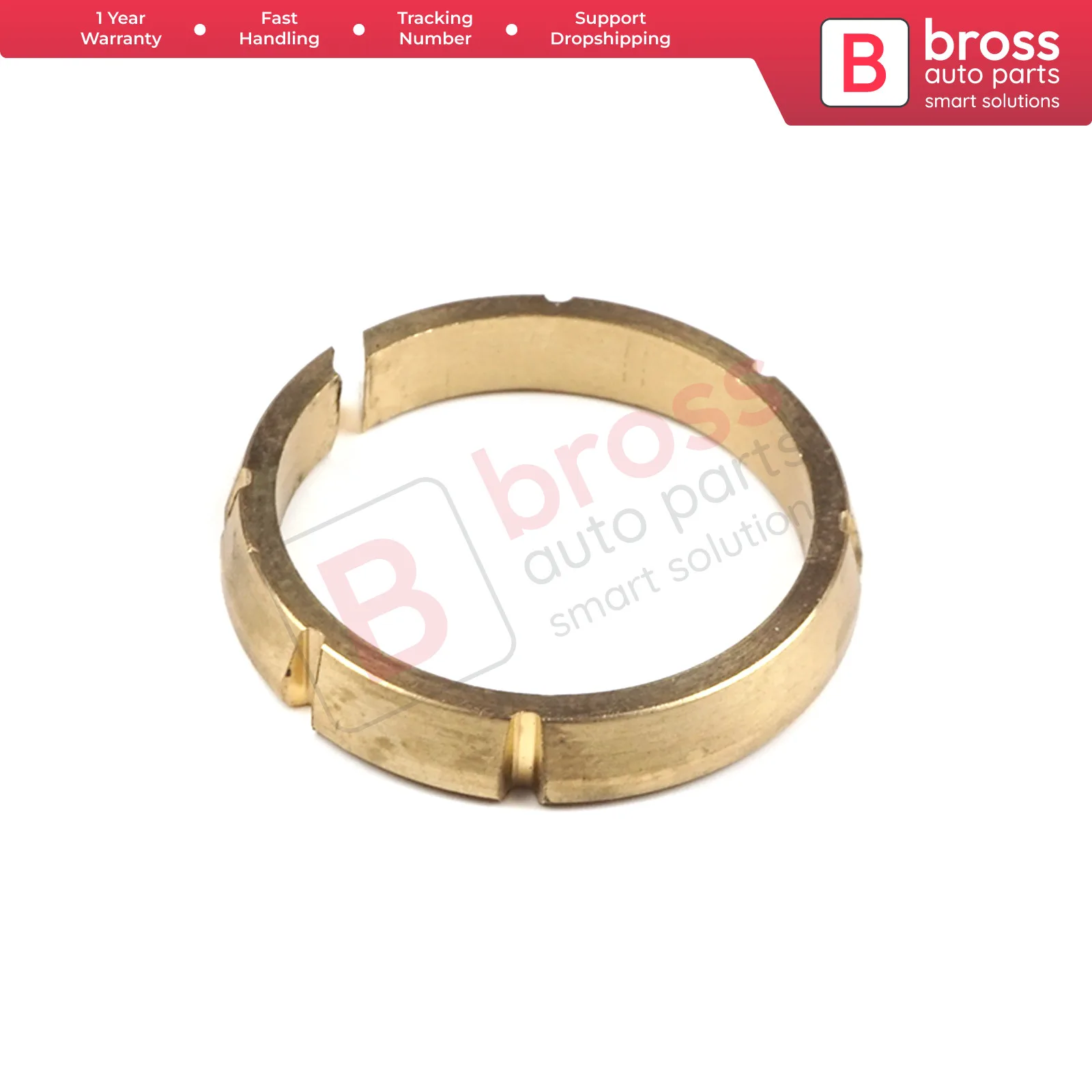 

Bross Auto Parts BSP189 Joint Flange Gearbox Differential Thrust Washer Brass Tapered Ring: 020409374 for VW Audi Seat Skoda