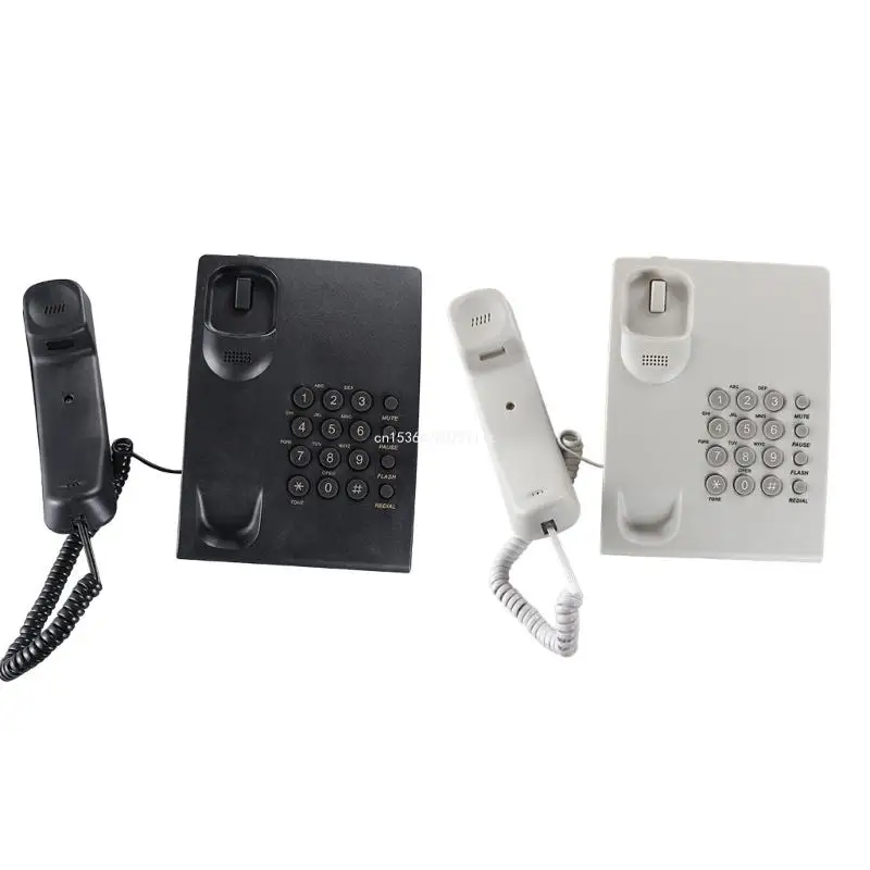 KX-TSB670 Fixed Landline Telephone Wall Phone with Mute, and Redial Dropship