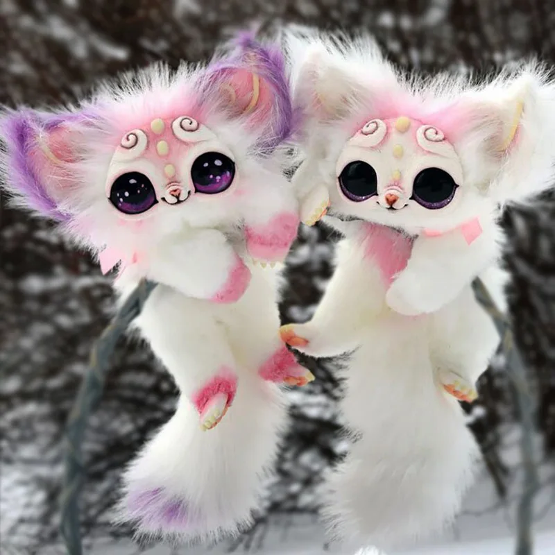 Legendary Elf Creature Plush Toys Elf Creatures Cheshire Cat Baby Girl Salamander Plush Doll Gift for Friend