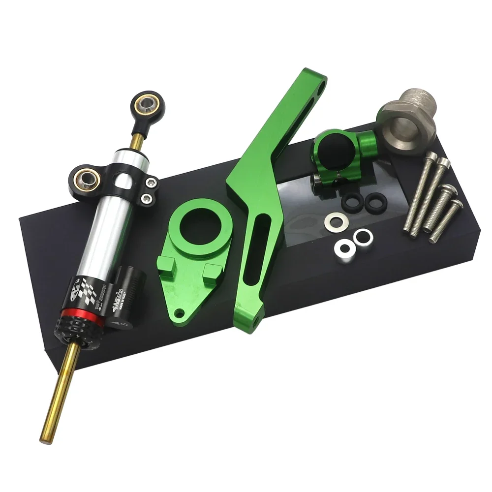 

Кронштейн для крепления рулевого демпфера для мотоциклов Kawasaki Ninja ZX-6R ZX6R 636cc 2009-2025 2024 2023, комплект аксессуаров NINJA ZX 6R