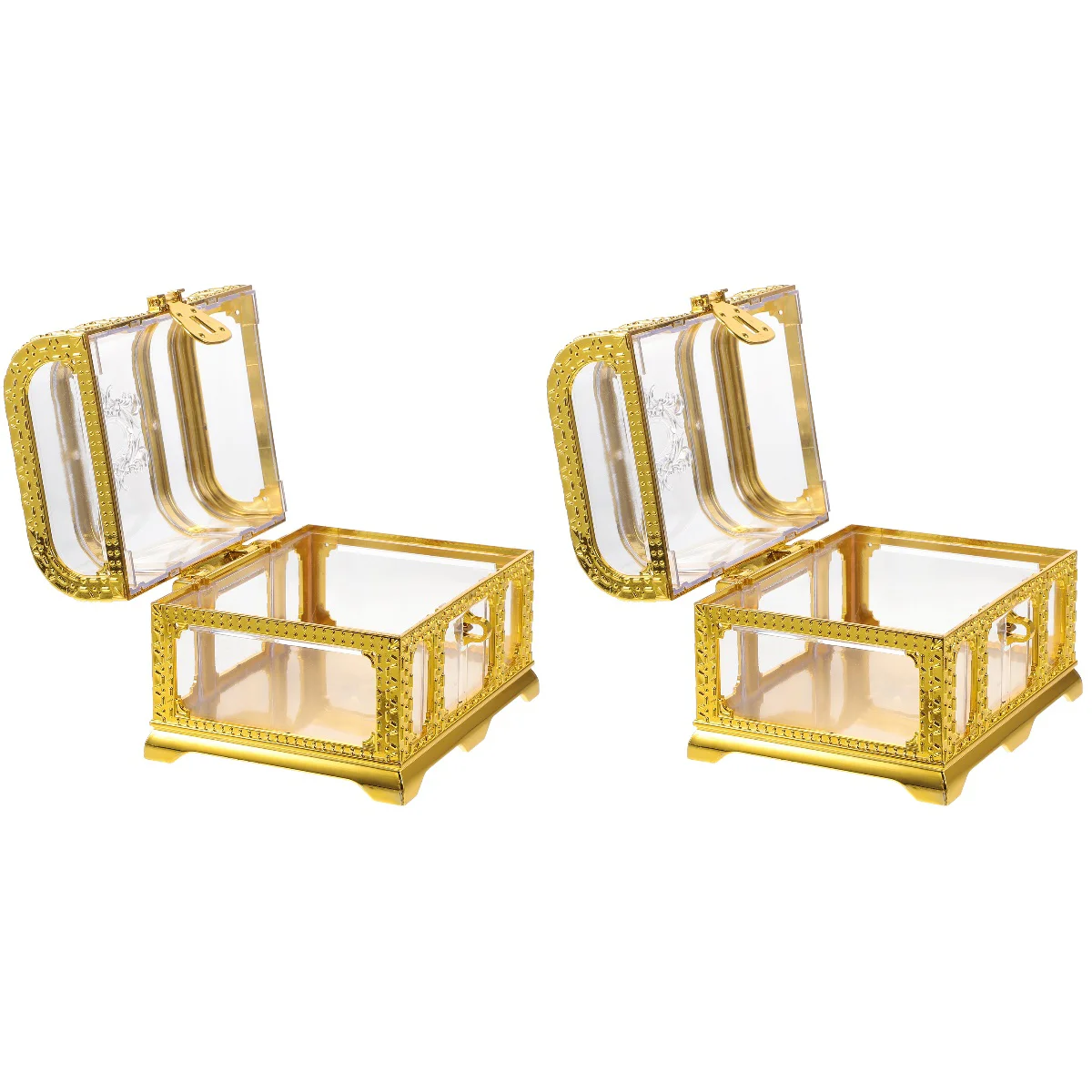 

2pcs Candy Packaging Box Candy Box Bridal Treat Box Box