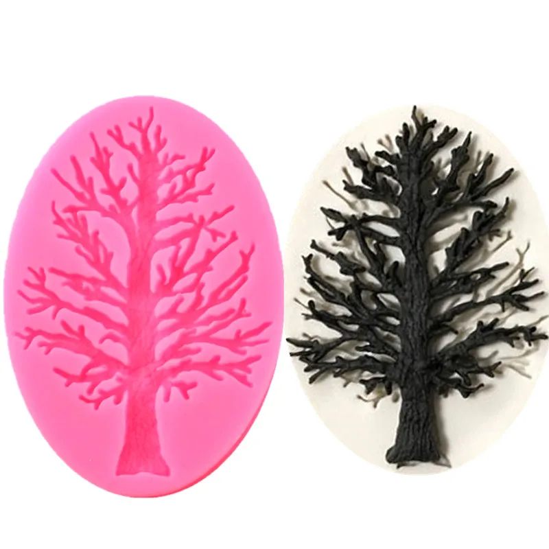 

Силиконовая форма в форме дерева, форма для выпечки торта, конфет, полимерной глины, шоколада