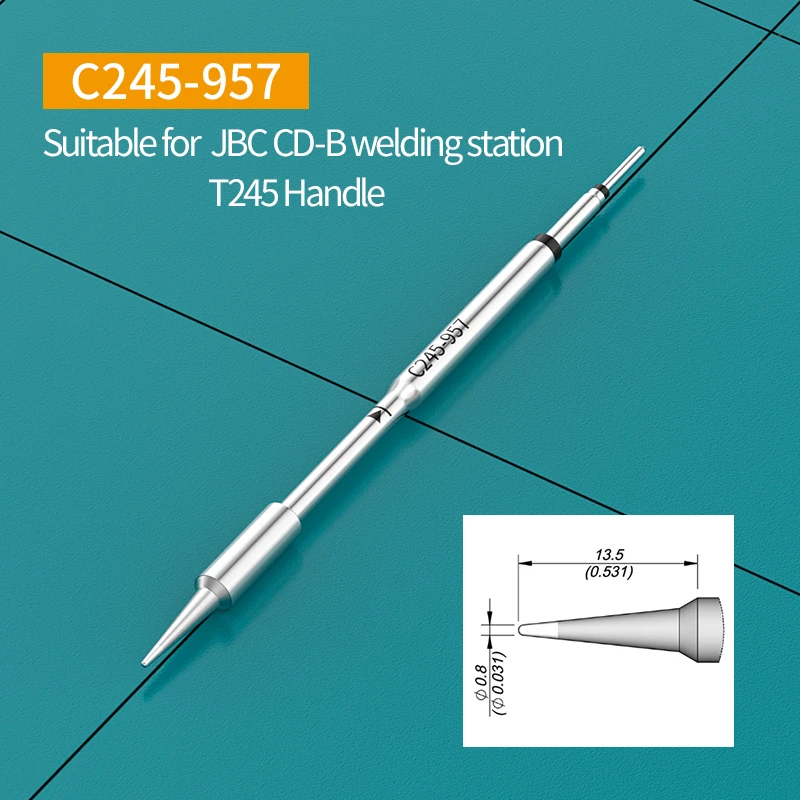 Новинка наконечник для паяльника серии C245 фреза 030 032 034 041 107 933 935 937 943 957 совместим