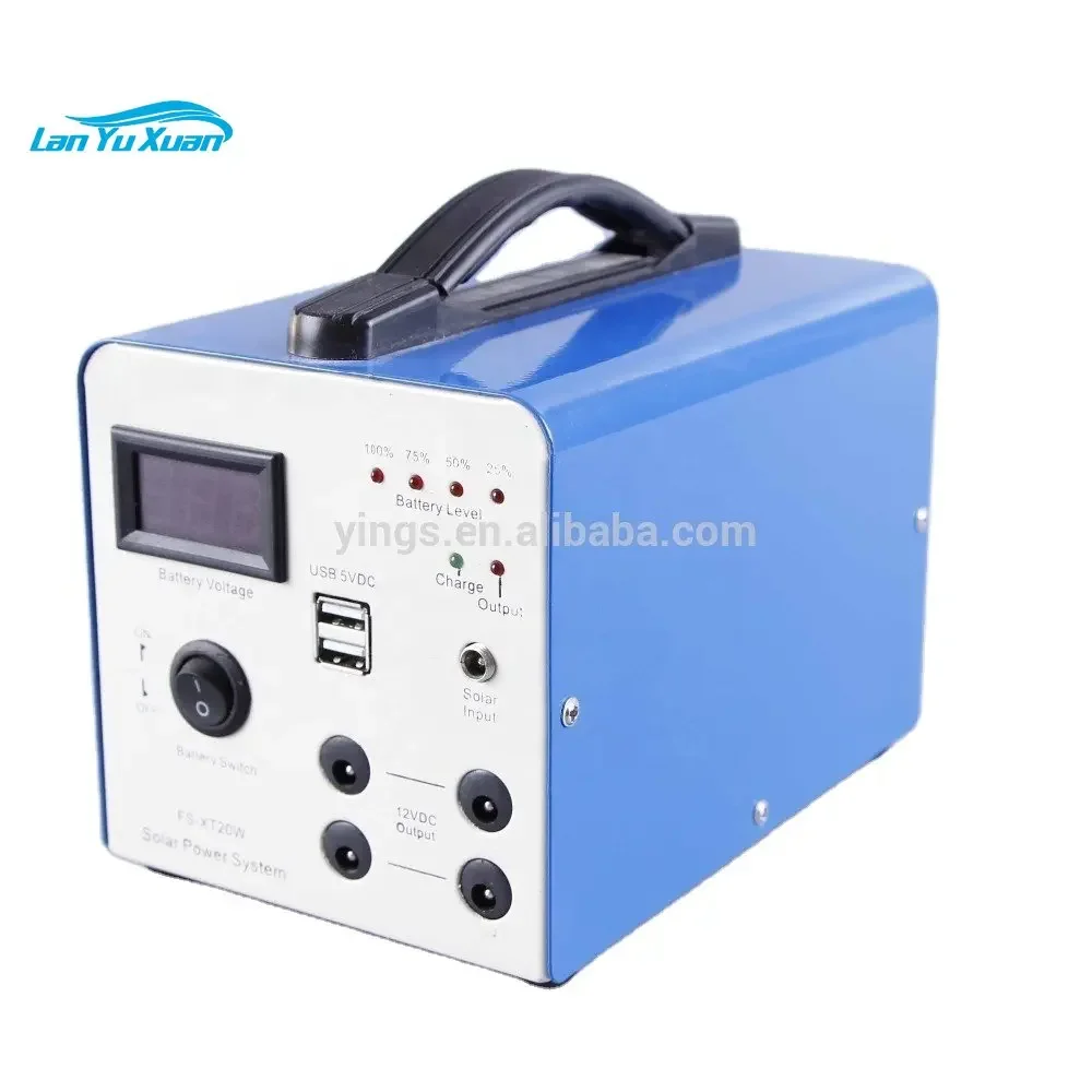 Портативная солнечная система YUMO мощностью 6 Вт постоянного тока для домашнего