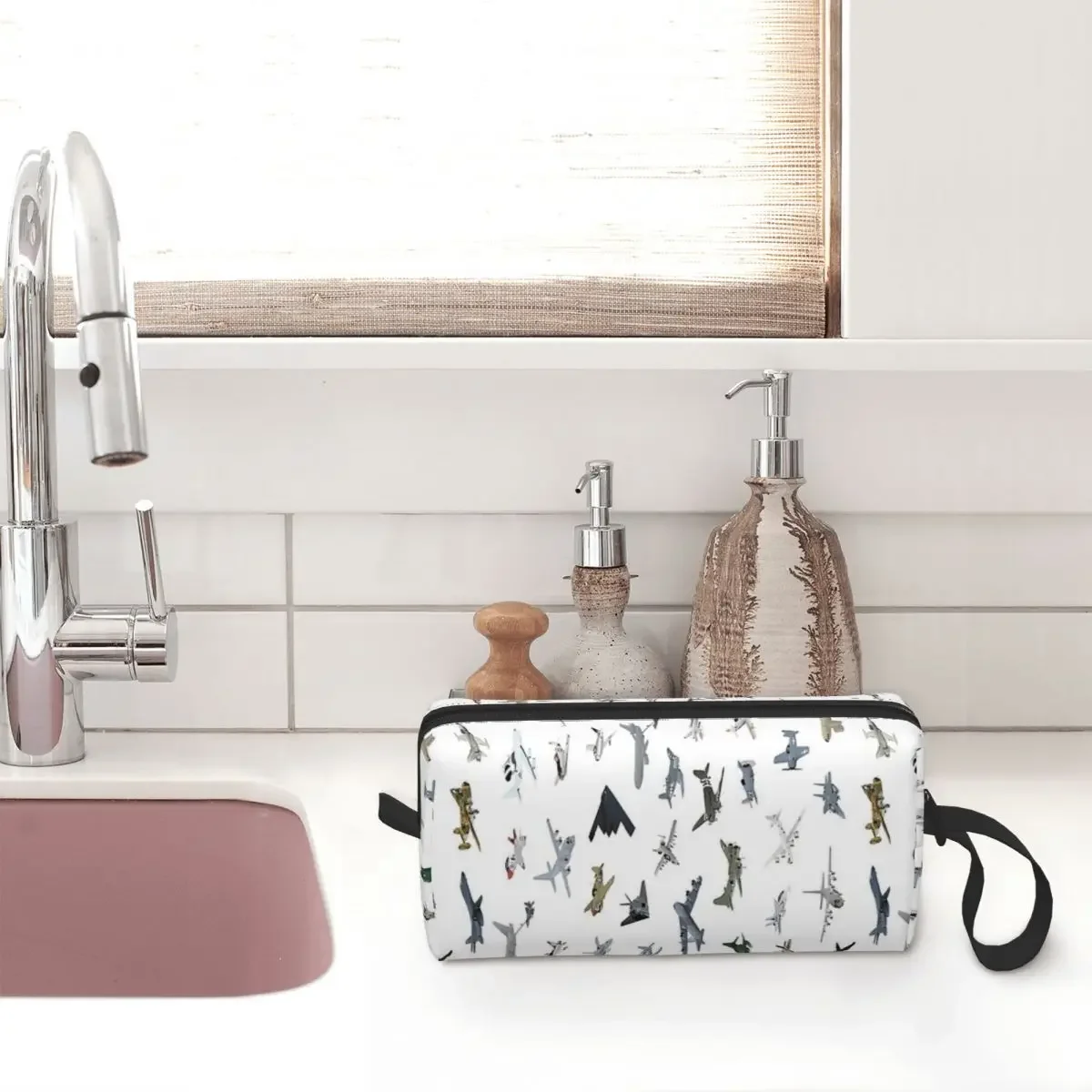 Косметичка в американском стиле для самолетов органайзер косметики Женская