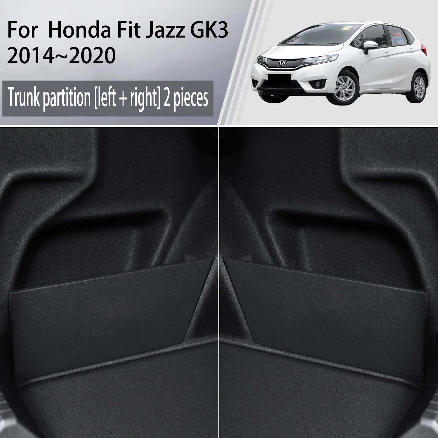

Для Honda Fit Jazz GK3 2014 ~ 2020 2015 2016 2017 перегородка для хранения багажника автомобиля многофункциональный ящик для хранения авто аксессуары для интерьера