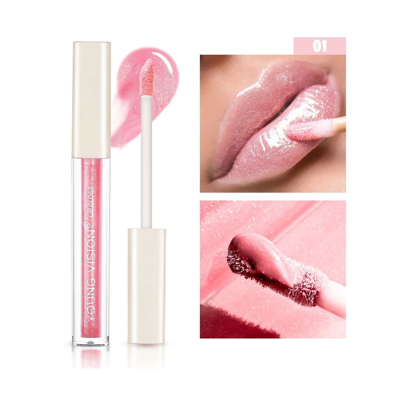 

Makeup Lip Plumper Gloss Moisturizing Universal Lip Luminizer Long lasting Lipgloss Liquid Non Sticky Lipstick Sexy Lip Glaze
