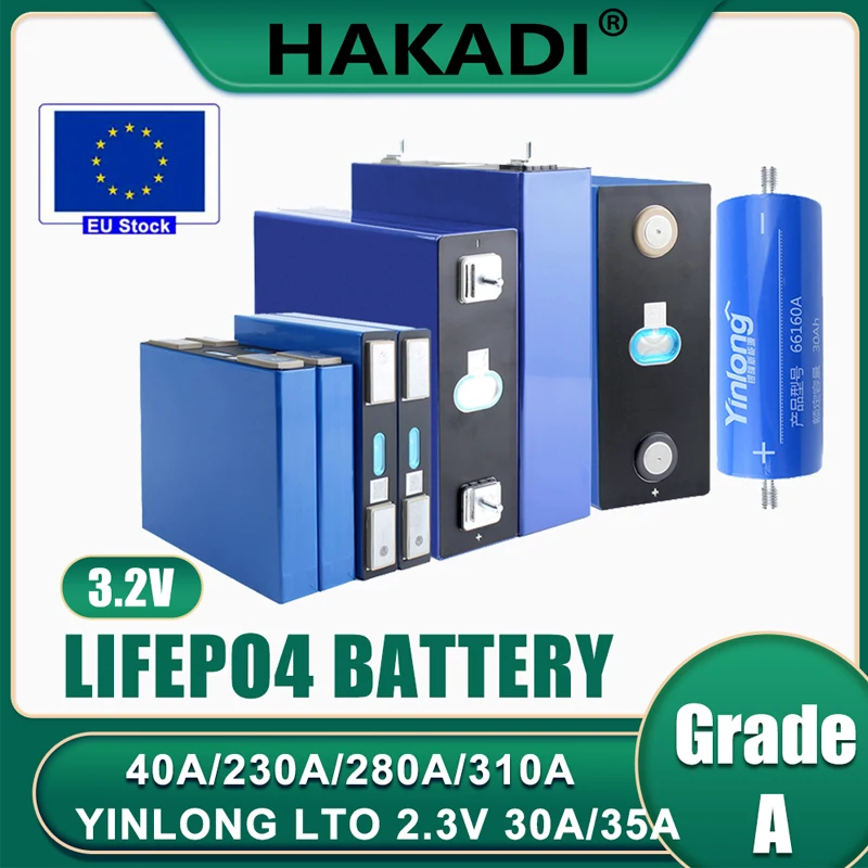 Аккумулятор LiFePO4 CATL 3,2 в 100% Ач, аккумуляторная батарея класса А LS 40 Ач, батарея Ач/Ач, полная емкость для самостоятельной сборки, солнечная батарея европейского стандарта