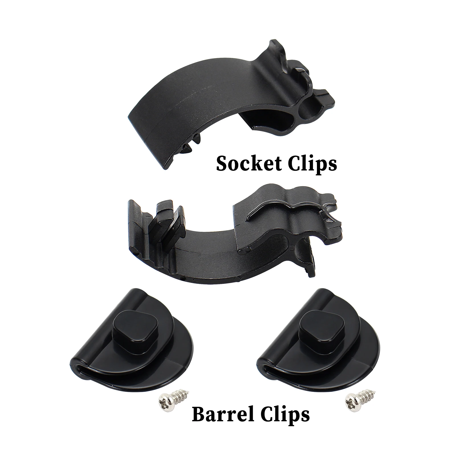 

Зажимы для левой боковой крышки аккумулятора для Harley Sportster Xl883 Xl1200 48 72, монтажный комплект зажимов для боковой крышки сиденья, пластик для мотоцикла