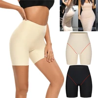 seamless shorts women shapewear tummy control body shaper butt lifter slimming underwear high waist sculpting mid thigh panties