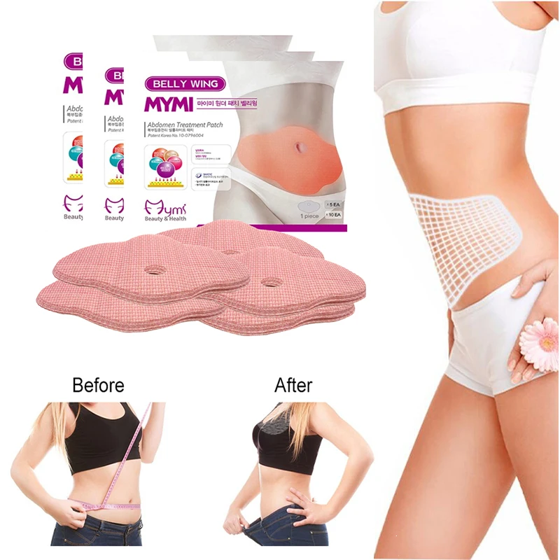 

30 Days 10/20 Pieces Fast Belly Slimming Patch Belly Slimming Patch Fat Burning Belly Button Patch Natural Herbs Fat Burner