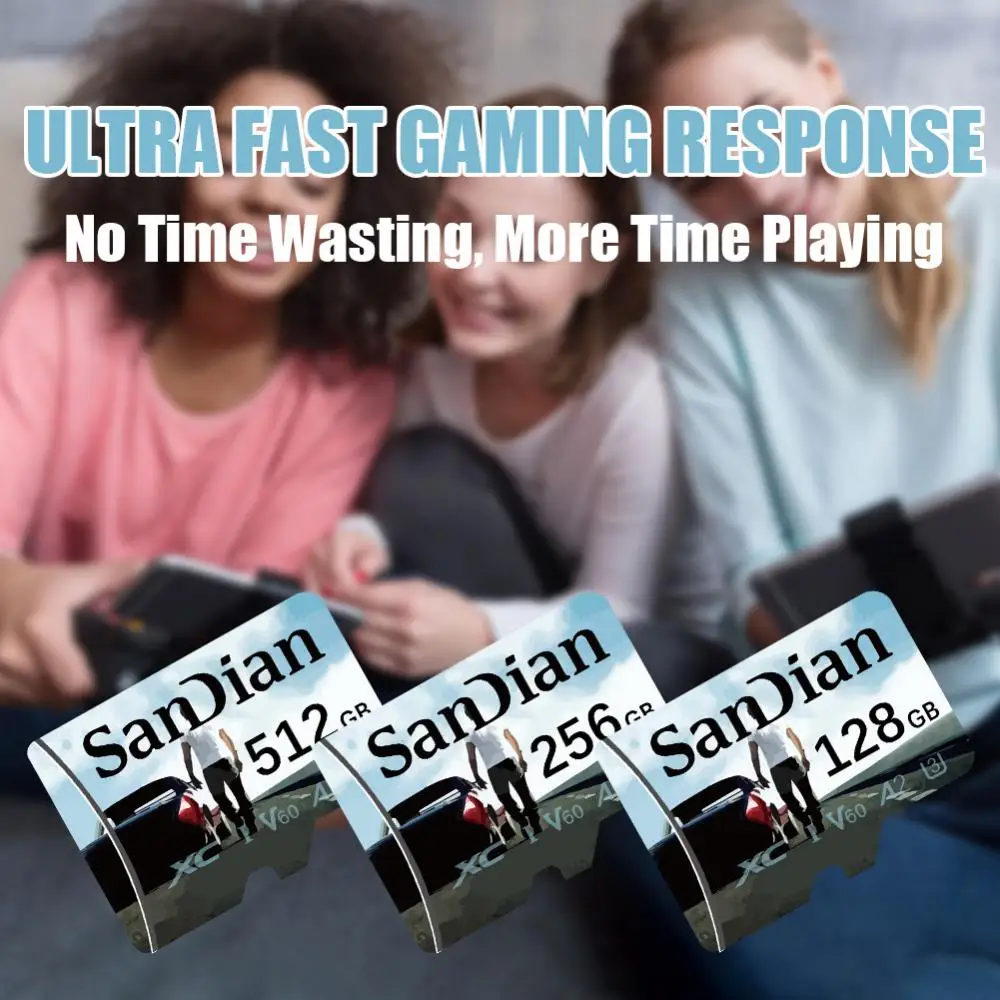 Флэш-карта памяти V30 128 ГБ Micro TF/SD класс 10