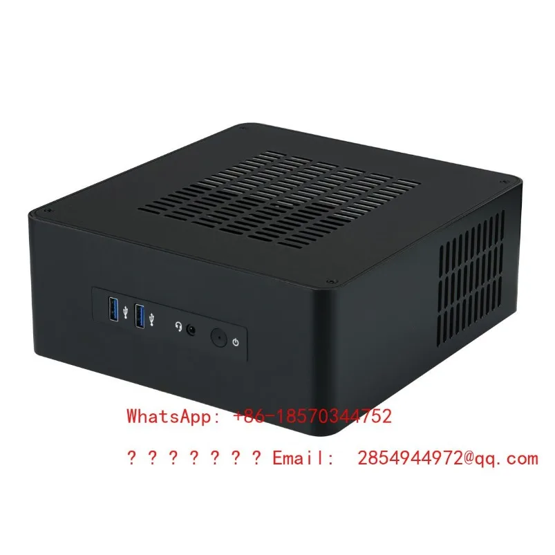 Фото 2026 TA80 Mini ITX Корпус из алюминия для спальни, гостиной, домашнего офиса. Быстрая доставка. №2