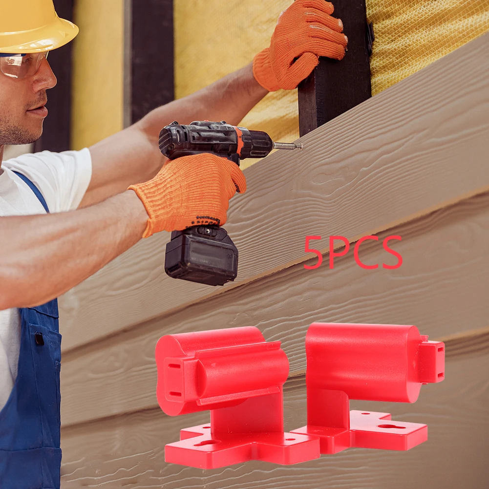

2/5 Packs Electric Drill Power Tool Bracket Lightweight Fixed Bracket Eco-friendly ABS Easy Install for MilwaukeeM12 Products