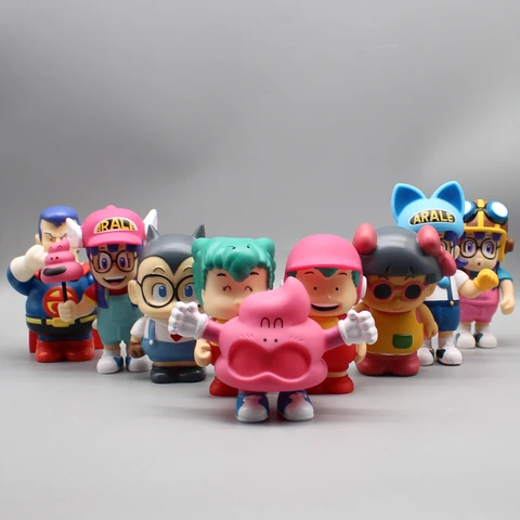 Фигурка аниме Dr. Slump Iq Doctor Series, Alare Senbei Normaki, Маленькая детская кукла, Коллекционная модель, статуя, детская игрушка в подарок