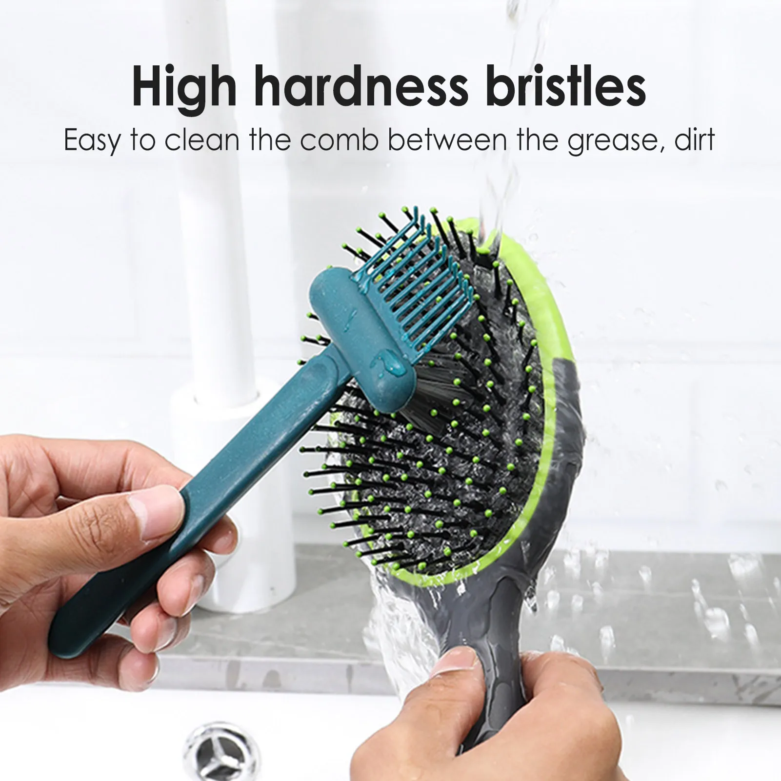 

Comb Cleaner Brush Kit 2 In 1 Handy Hair Brush Dirt Remover With Ergonomic Handle Quick Hair Dust Lint Cleaning Tools For