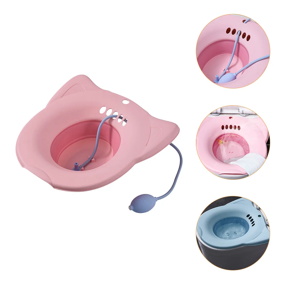 

Bath Sitz Basin Wash Toilet Care Hemorrhoid Postpartum Pregnant Bidet Hemorrhoids Folding Washing Women Elderly Practical The