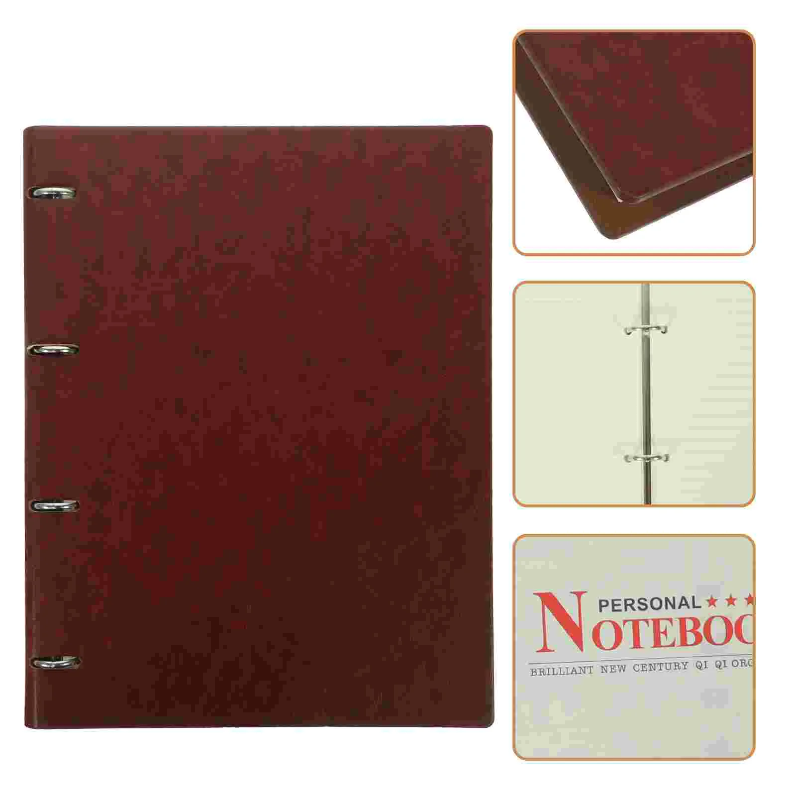 

A4 Ring Notepad Journals Binder Diary Notebook Tab Notebooks Portable Writing