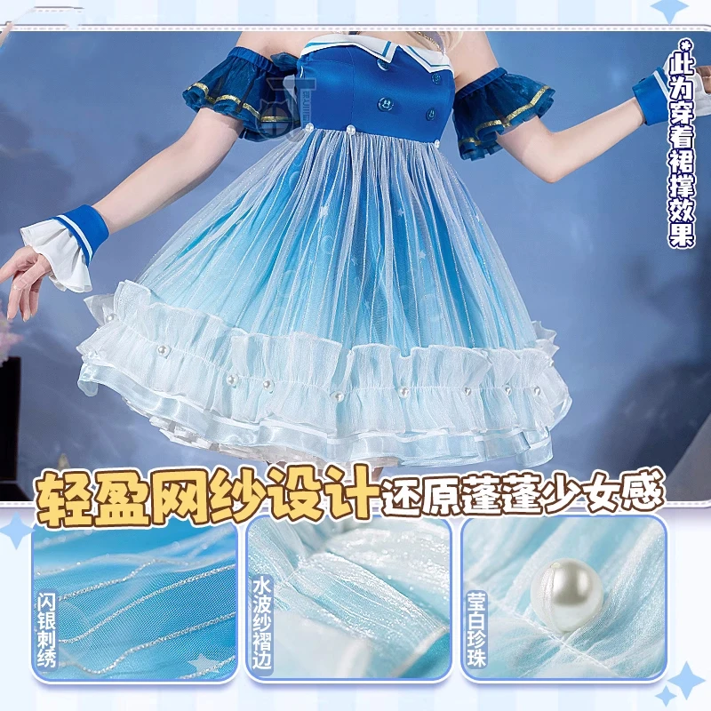 Бесконечность Никки Косплей Аниме Милое Платье Костюм Женщины Девушки Одежда