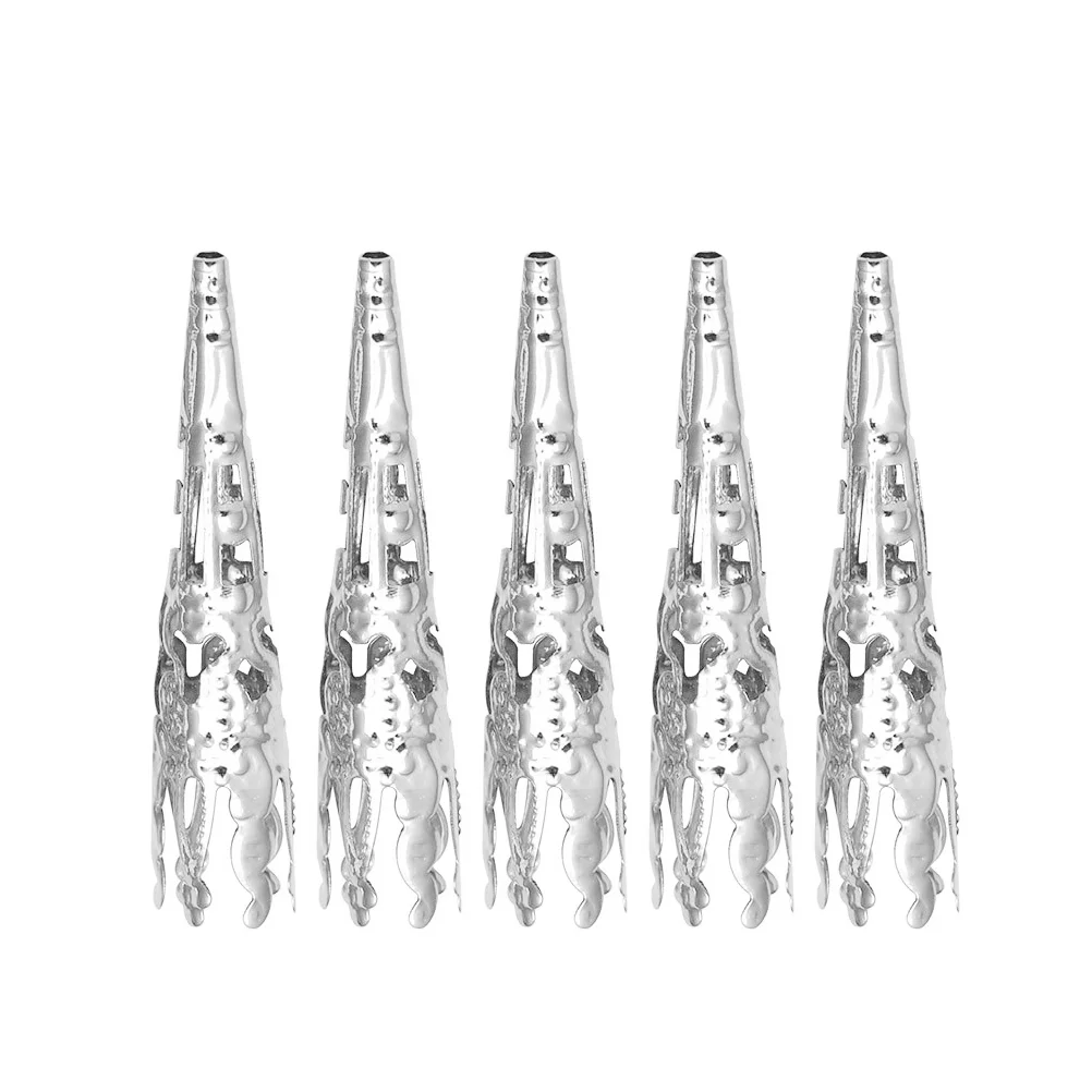 100 шт. филигранная конусная шапочка из бисера колпачки для ювелирных изделий