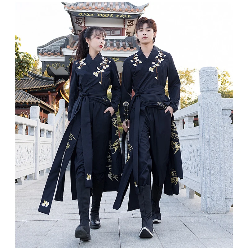 

Oriental Woman Chinese Traditional Hanfu Clothing Japanese Samurai Cosplay Costume Ancient Tang Suit Swordsman Gown Robes Kimono