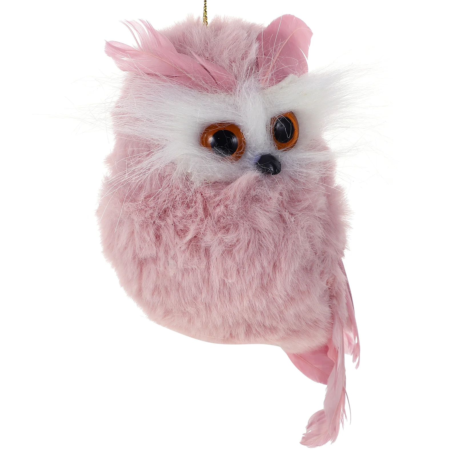

Simulated Owl Shape Hanging Decor Plush Owl Pendant Indoor Owl Ornament
