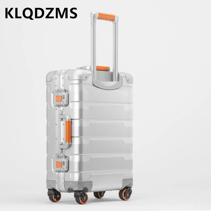 KLQDZMS High-quality All-aluminum-magnesium Alloy Trolley Case 20