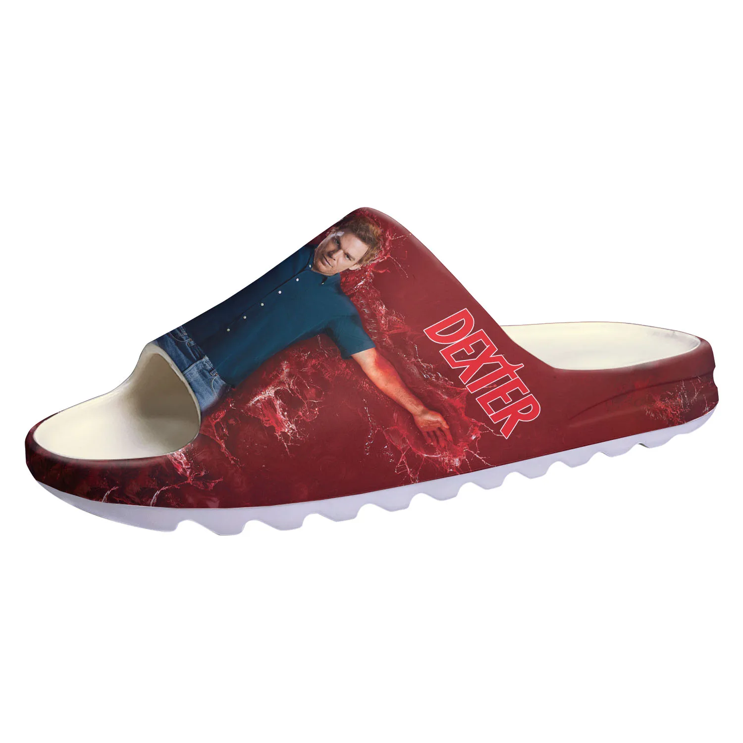 Dexter TV Show Morgan Soft Sole Sllipers Home Clogs Customized Step On Water Shoes Mens Womens Teenager Step in Sandals