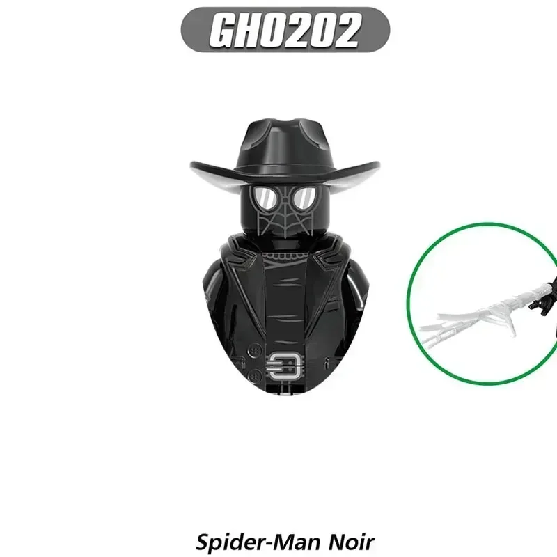 G0126 GH0204 Мстители Человек-паук аниме герои кирпичи персонаж мультфильма