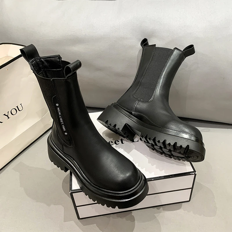 Женские ботинки женские осенне-зимние ботильоны в британском стиле с цветными