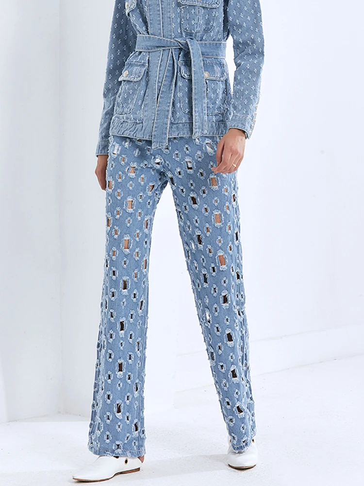 

Elegant Fashion Full Length Jeans