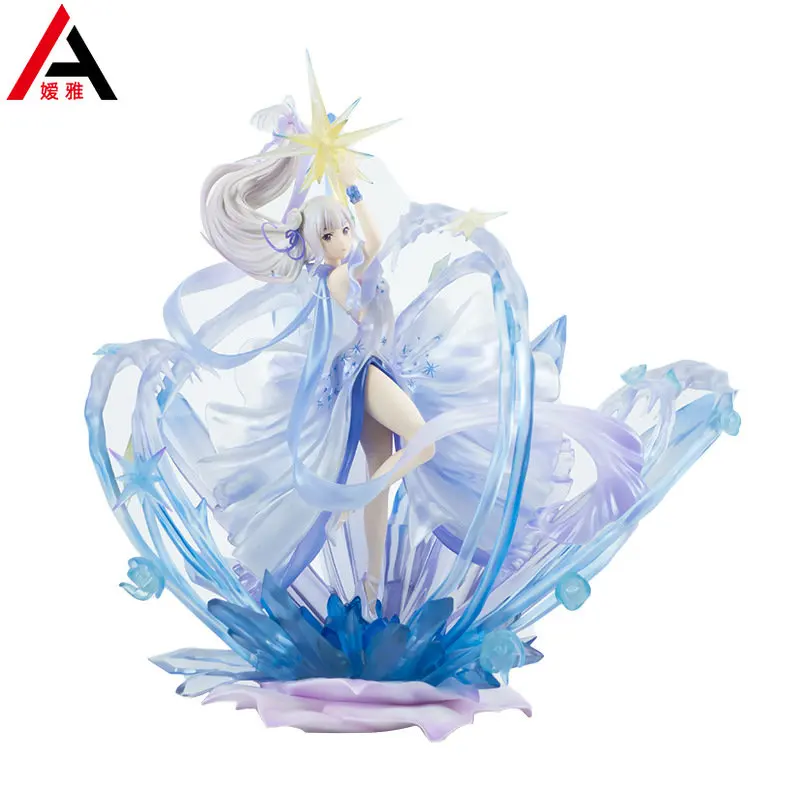 

Аниме SkyTube Saitom Sexy AY Factory XINHAO фигурка взрослой девушки Эмилия Leah Хрустальное платье модель хобби подарок