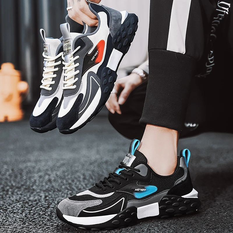 39-44 Comfortable Breathable Men's Casual Sneakers Adult Teenagers Outdoor Running Shoes Walking Shoes School Sports Shoes