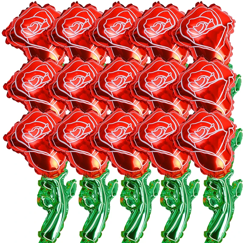 

Фольгированные воздушные шары розы красные, золотые листья