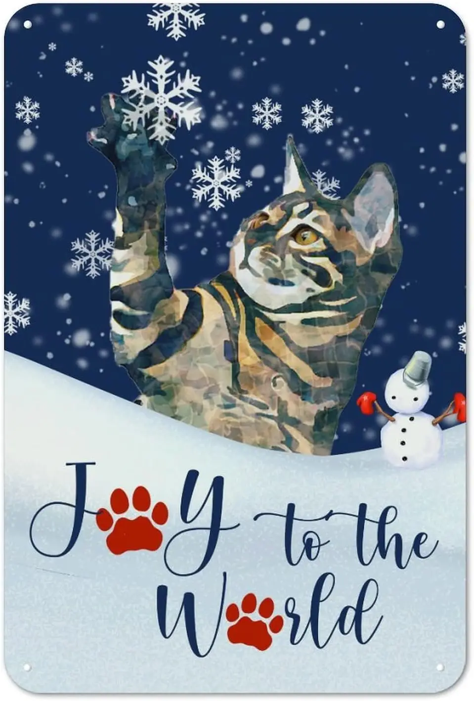 Chrstms Joy The World Ct Tn Sgn Metl 128n Esy Mount Wndproof Vntge Wll Декор для Cfe Br Pub Домашнее пиво