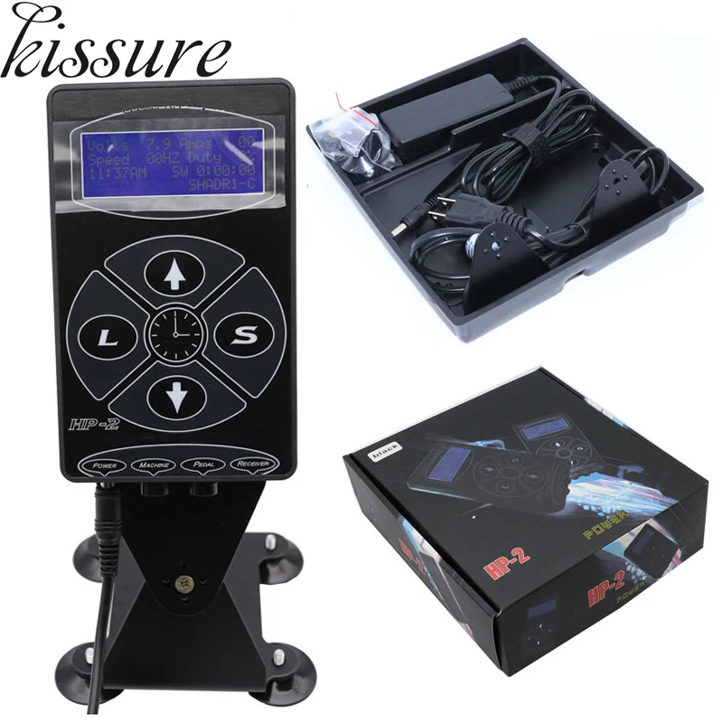 

Kissure HP-2 блок питания для тату с цифровым ЖК-дисплеем, Ротационные тату-машинки, товары для татуировок, Перманентный макияж