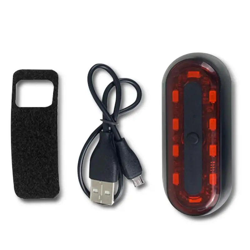 

Motorcycle Tail Light Rear Lamp Built-in Lithium-ion Battery Waterproof Backpack Light For Helmets Bicycles USB Charging 3