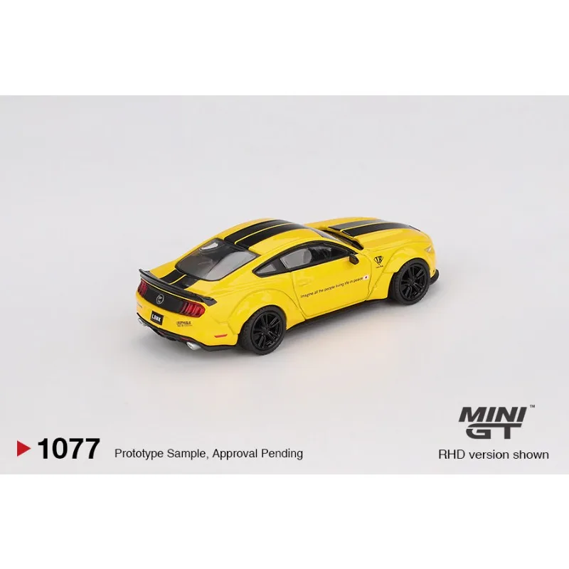 Модель автомобиля Ford Mustang Widebody из литого металла, масштаб 1:64, MINIGT (art.: 3920d911fdc40) - 3920d911fdc40