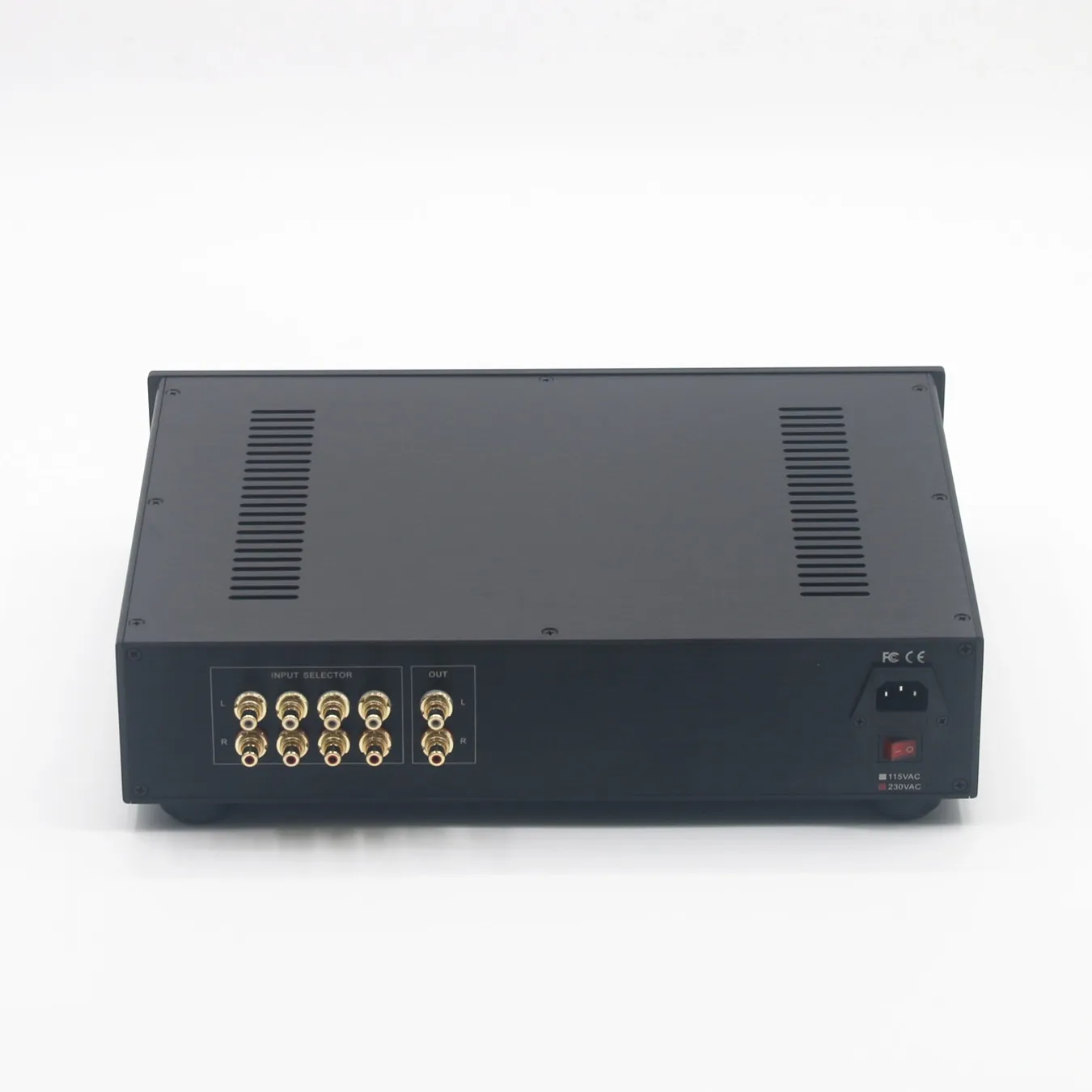 Фото Hi-Fi ламповый предусилитель с дистанционным управлением, стерео аудио предусилитель на базе схемы CAT SL-1 с 4 входами №2