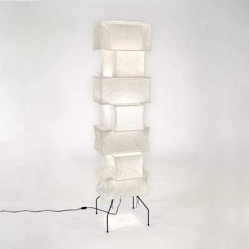 Японский дизайнер Akari Noguchi Yong Торшер Светодиодная рисовая бумага Современный