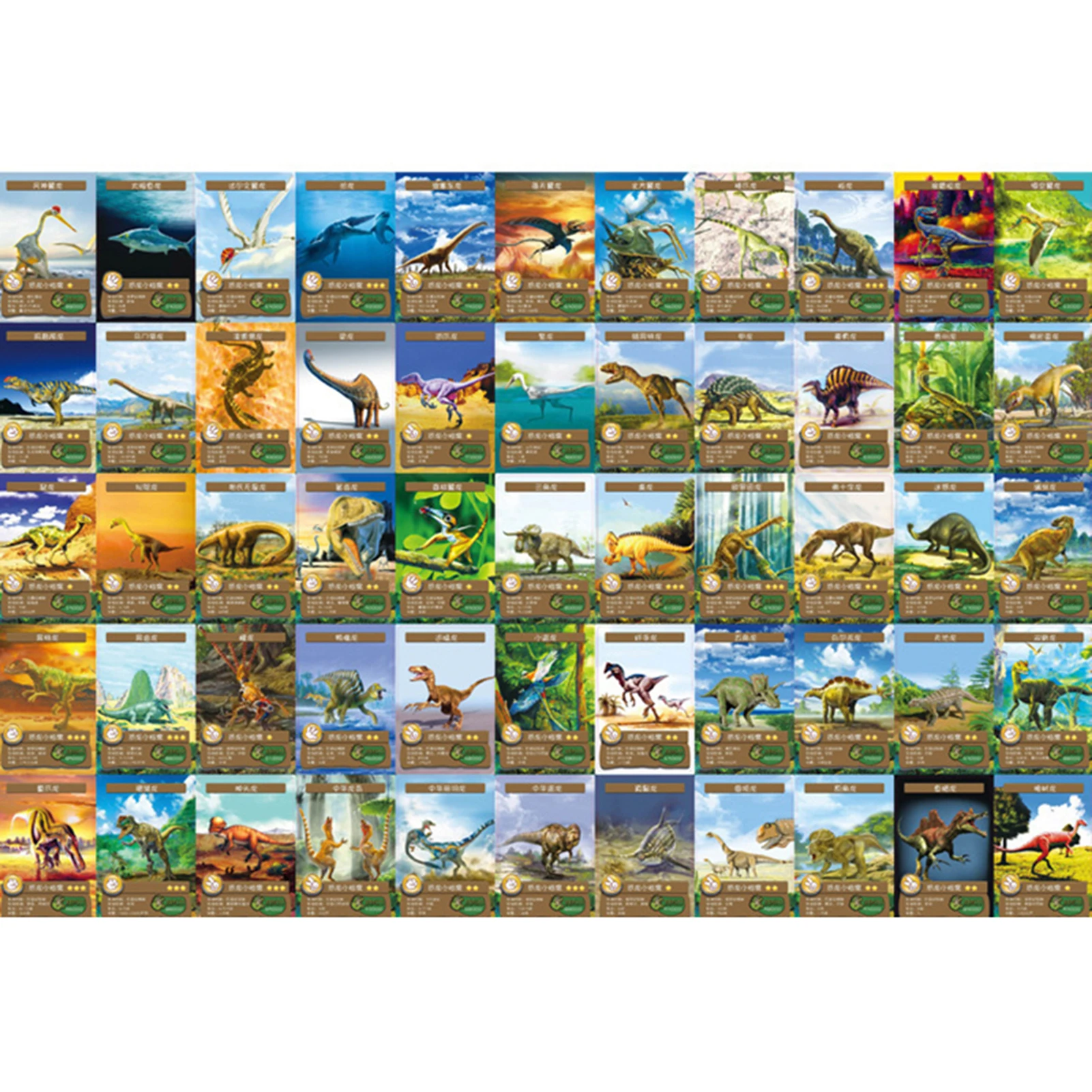 

Портативные познавательные карты динозавров, творческое взаимодействие родителей и детей, отличный подарок для детей