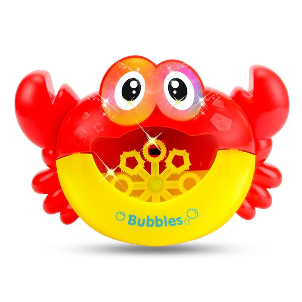 

Kids Crab Bubble Machine Automatic Bubble Blowing Machine Electric Bath Toys With Lighting Music Great Gifts For Boys Girls