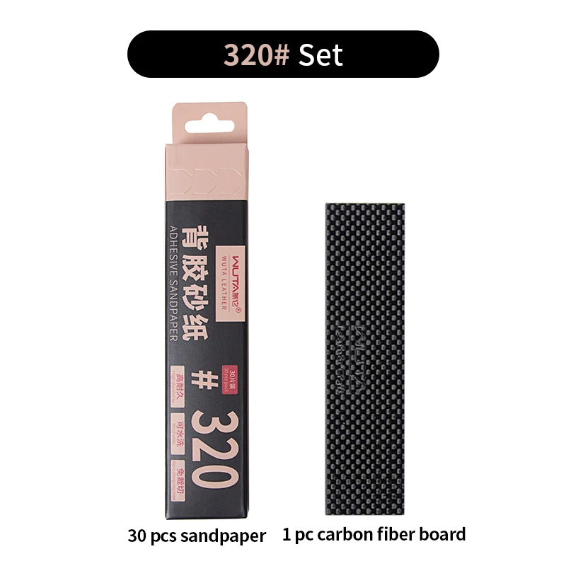 

Набор шлифовальных листов WUTA 30 шт., 320/600/1000/1500 грит