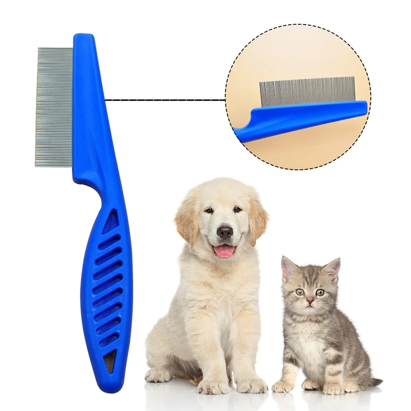 

1PC Pet Animal Care Protect Flea Comb for Cat Dog Pet Stainless Steel Comfort Flea Hair Comb
