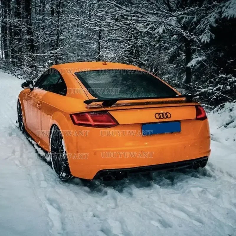 Черный спойлер для багажника из углеродного волокна/ФАП Audi TT 8J TTS A5 A6 A7 All 2008 - 2011