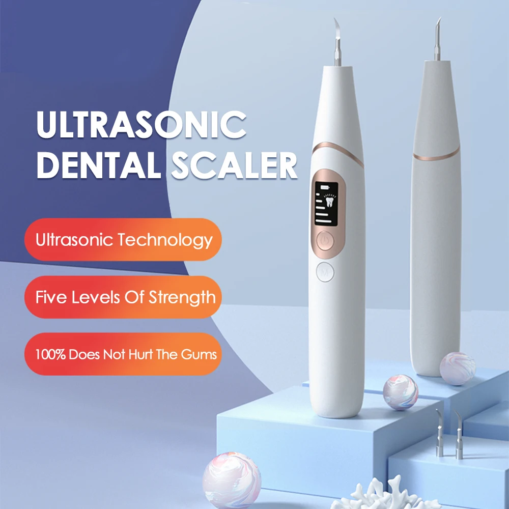

Ultrasonic Dental Cleaner Dental Calculus Scaler Electric Sonic Oral Teeth Tartar Remover Plaque Stains Cleaner Teeth Whitening