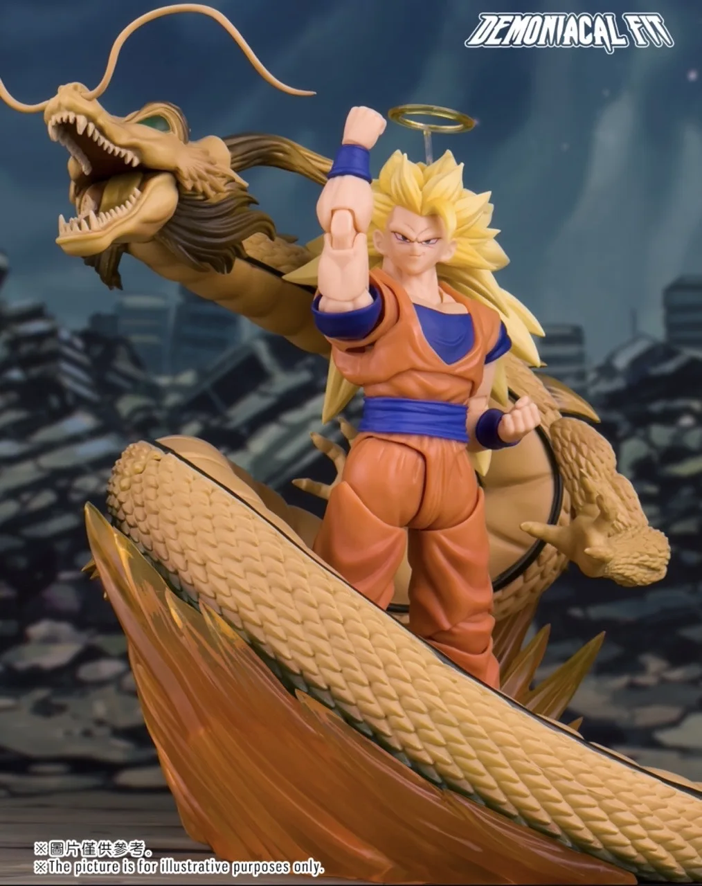 В наличии: Фигурка Супер Сайян 3 Гоку 112 SHF Demoniacal Fit Dragon Ball Z SSJ3, подвижная ПВХ-фигурка для фанатов (art.: 3920da22a0e8a) - 3920da22a0e8a