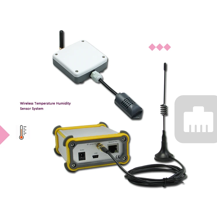monitoring smart Multipoint Wireless Temperature Humidity Gateway sensor enlarge